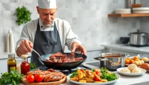 cooking beef tips